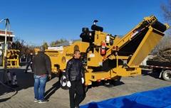 2019年，長春市伊通河設施維護處采購一臺Rayco大型粉碎機1754.